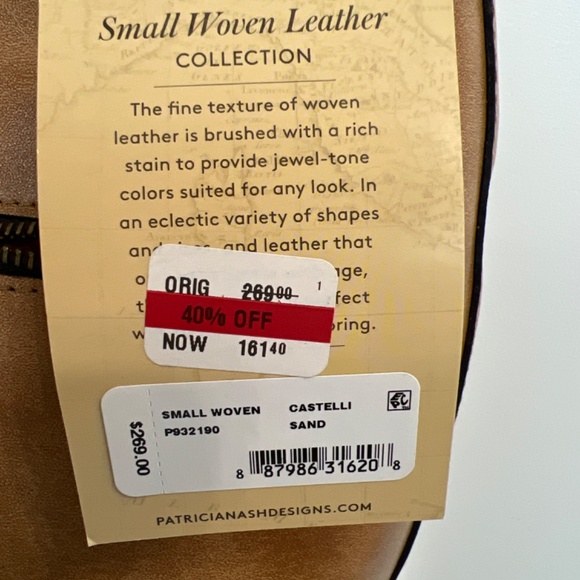 Patricia Nash woven handbag - Picture 4 of 4